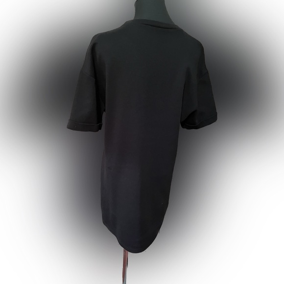 Zara black cotton, mini dress or long top size small - Picture 4 of 11